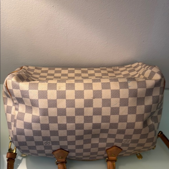 Louis Vuitton Tan and Cream Satchel - Picture 6 of 7